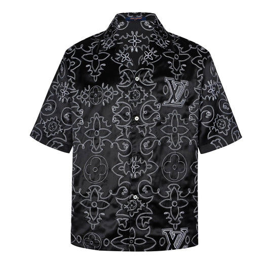 1V 2025new embroidered buttons shirt